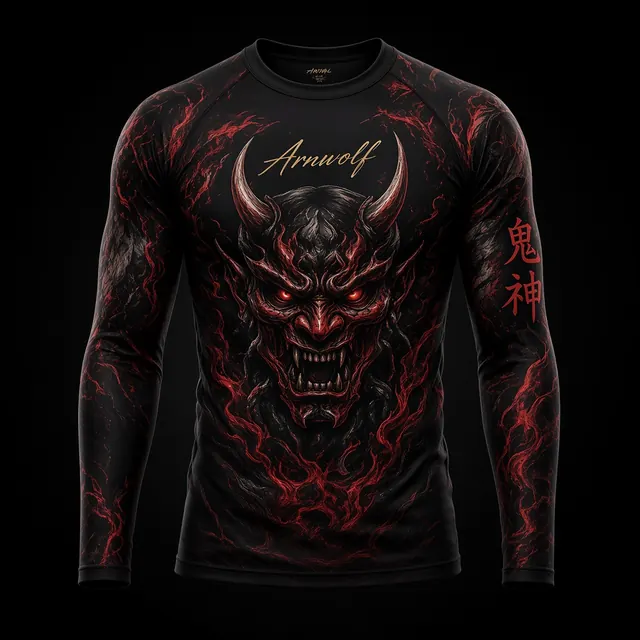 Rashguard Oni · Manga larga — Arnwolf